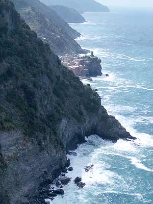 A look along the coast in Cinque Terre