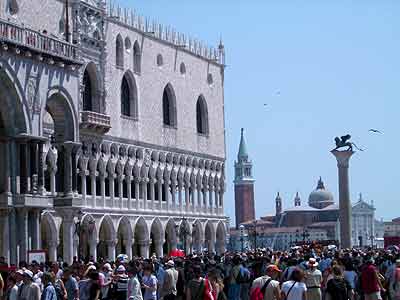The Palazzo Ducale in Venice's Piazza San Marco