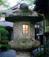Stone lantern in Kyoto's Kibune area