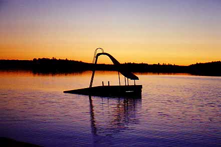 Sunrise at Laura's cottage in Muskoka, Canada