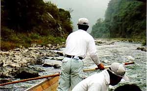 Approaching some rapids on the Hozugawa